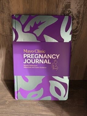 Mayo Clinic Pregnancy Journal - Purple & Silver